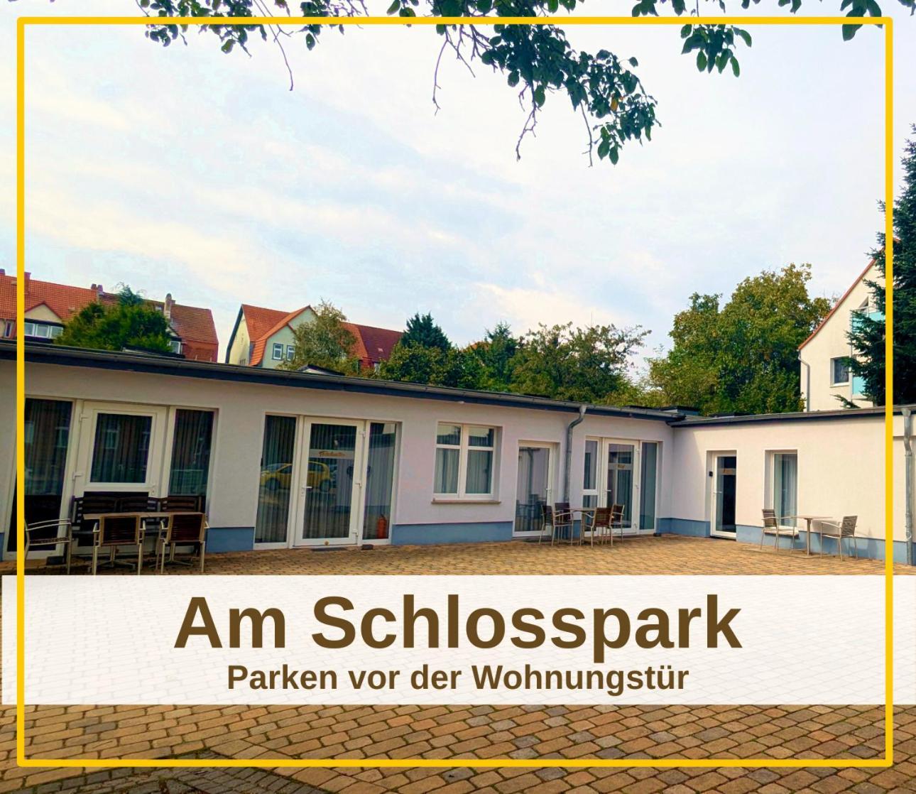Fewo Urban Gotha-Apartment Ekhof- Am Schlosspark- Parken An Der Der Tuer- Barrierefrei, 900 Meter Zum Bahnhof - Wallbox 외부 사진